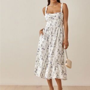 Reformation Maegan Linen Dress
